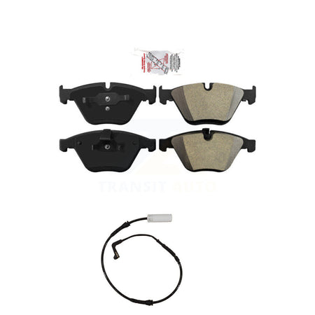 Front Ceramic Disc Brake Pads And Wear Sensors Kit For BMW 328i 323i KNW-100669