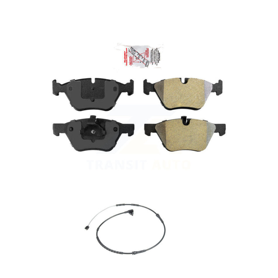Front Ceramic Disc Brake Pads And Wear Sensors Kit For BMW Z4 KNW-100674