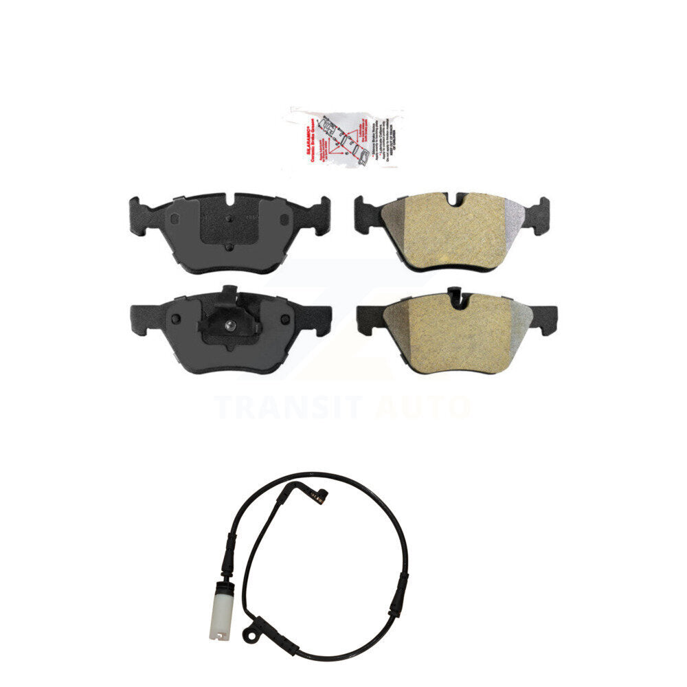 Front Ceramic Disc Brake Pad Wear Sensor Kit For BMW 525i With 310mm Diameter Rotor KNW-100677