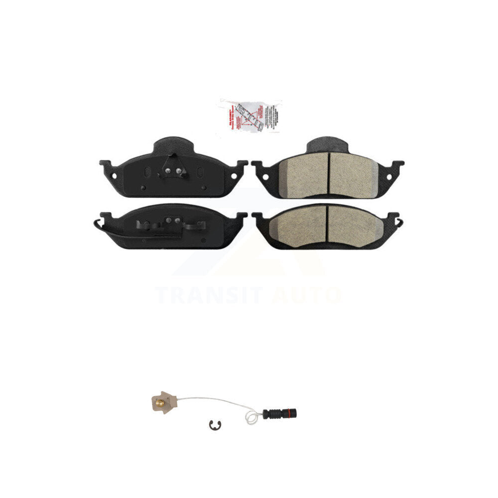 Front Ceramic Disc Brake Pads And Wear Sensors Kit For Mercedes-Benz ML320 ML350 ML430 KNW-100690