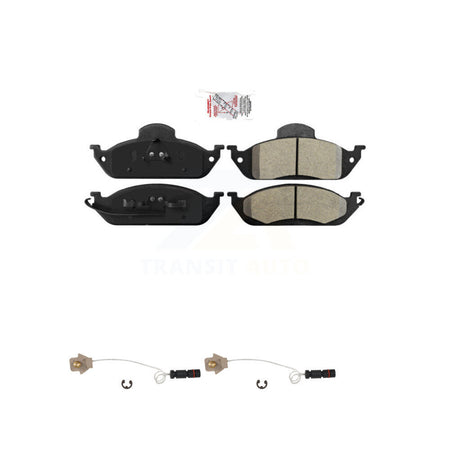 Front Ceramic Disc Brake Pads And Wear Sensors Kit For Mercedes-Benz ML320 ML350 ML430 KNW-100697