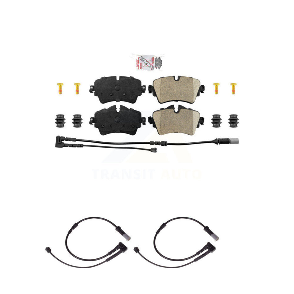 Front Ceramic Disc Brake Pads And Extra Wear Sensors Kit For Mini Cooper KNW-100706