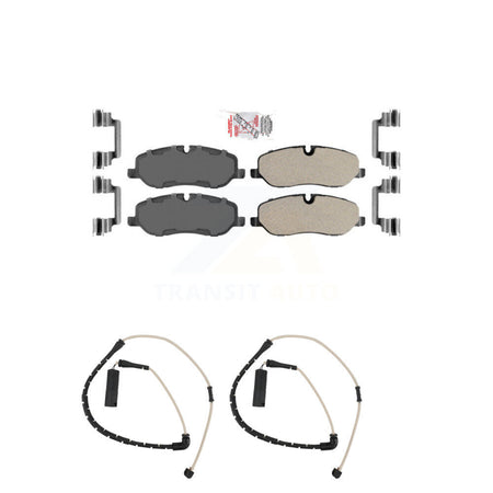 Front Ceramic Disc Brake Pads And Wear Sensors Kit For Land Rover Range KNW-100711