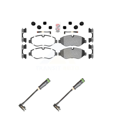 Front Ceramic Disc Brake Pad Extra Wear Sensor Kit For Mercedes-Benz Sprinter 2500 Metris KNW-100825