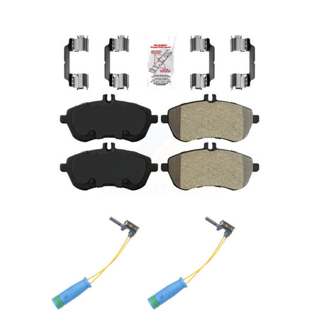 Front Ceramic Brake Pad Wear Sensor Kit For Mercedes-Benz C250 1.8L Without Sport Package KNW-100831