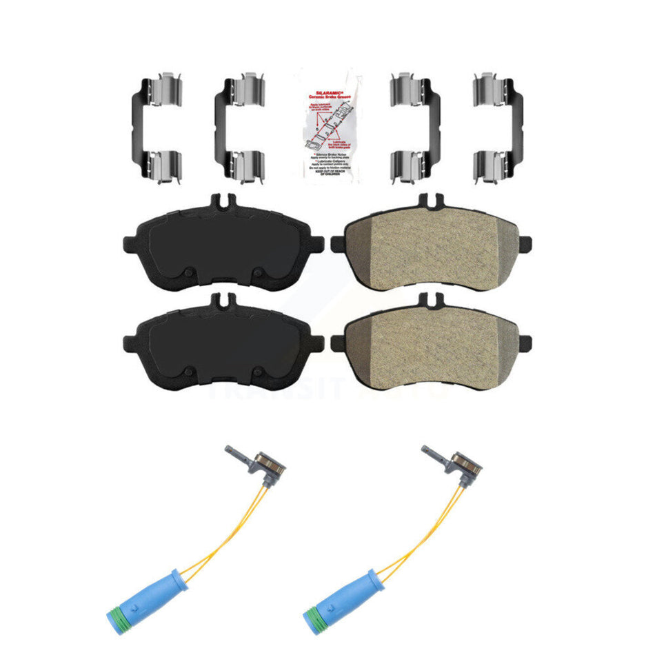 Front Ceramic Brake Pad Wear Sensor Kit For Mercedes-Benz C250 1.8L Without Sport Package KNW-100831