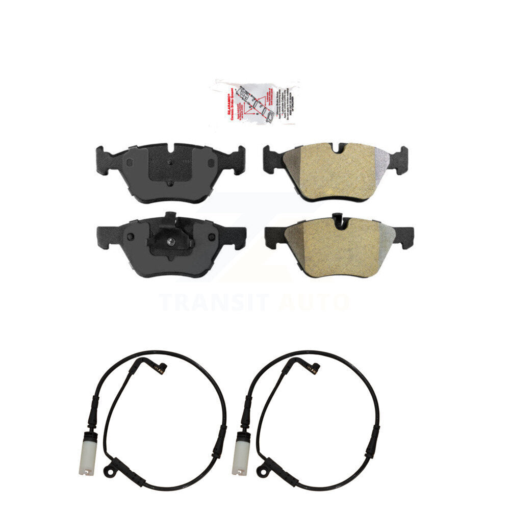 Front Ceramic Disc Brake Pad Wear Sensor Kit For BMW 525i With 310mm Diameter Rotor KNW-100842
