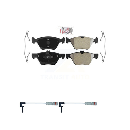 Front Ceramic Disc Brake Pads And Wear Sensors Kit For Chrysler Crossfire KNW-100845