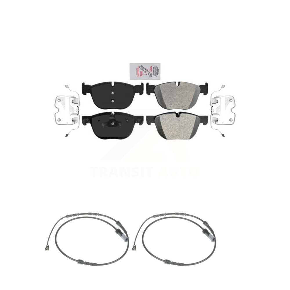 Front Ceramic Disc Brake Pads And Wear Sensors Kit For 2016-2018 BMW X4 M40i KNW-100848