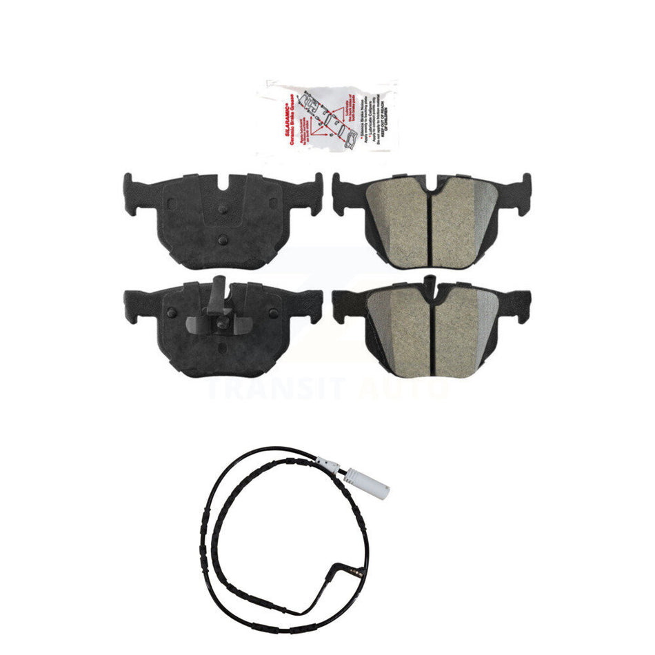 Rear Ceramic Disc Brake Pad And Wear Sensor Kit For BMW 335i xDrive 335xi 330i 330xi 335d KNW-100887