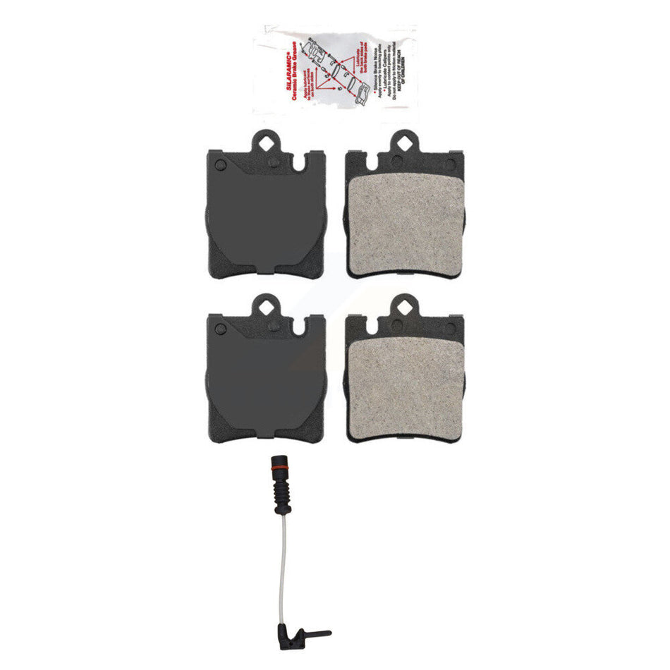 Rear Ceramic Disc Brake Pads And Wear Sensors Kit For Mercedes-Benz E320 CLK320 E430 KNW-100916