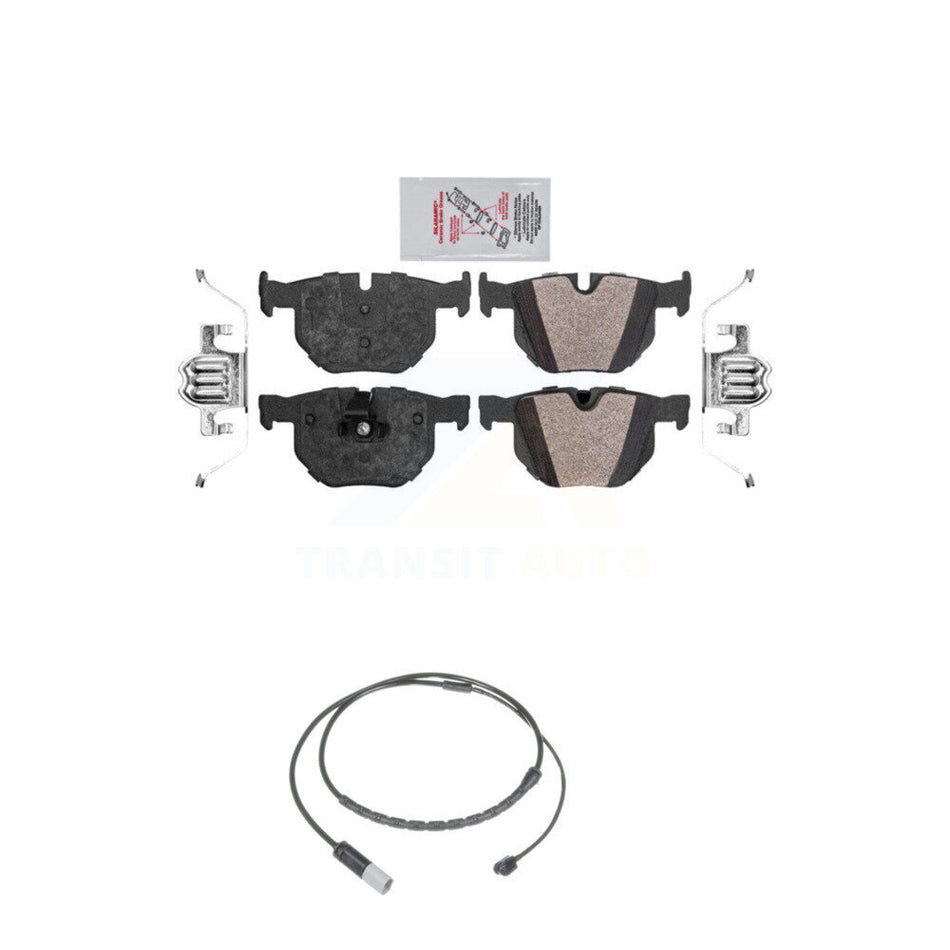 Rear Ceramic Disc Brake Pads And Wear Sensor Kit For 2015-2016 BMW X5 xDrive35d with 3.0L KNW-100934