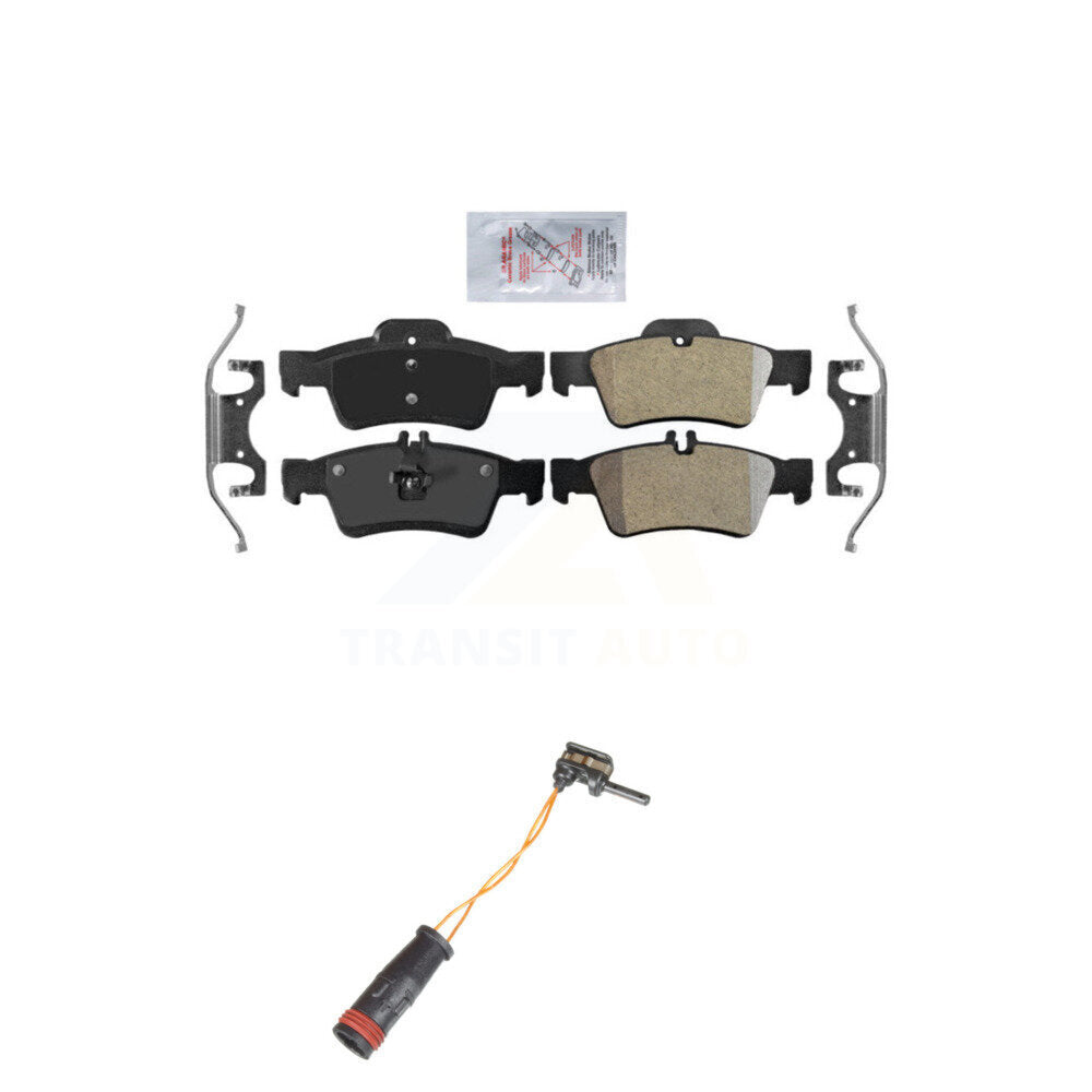 Rear Ceramic Brake Pad & Wear Sensor Kit For Mercedes-Benz E350 E550 S550 E400 SL500 E250 KNW-100936