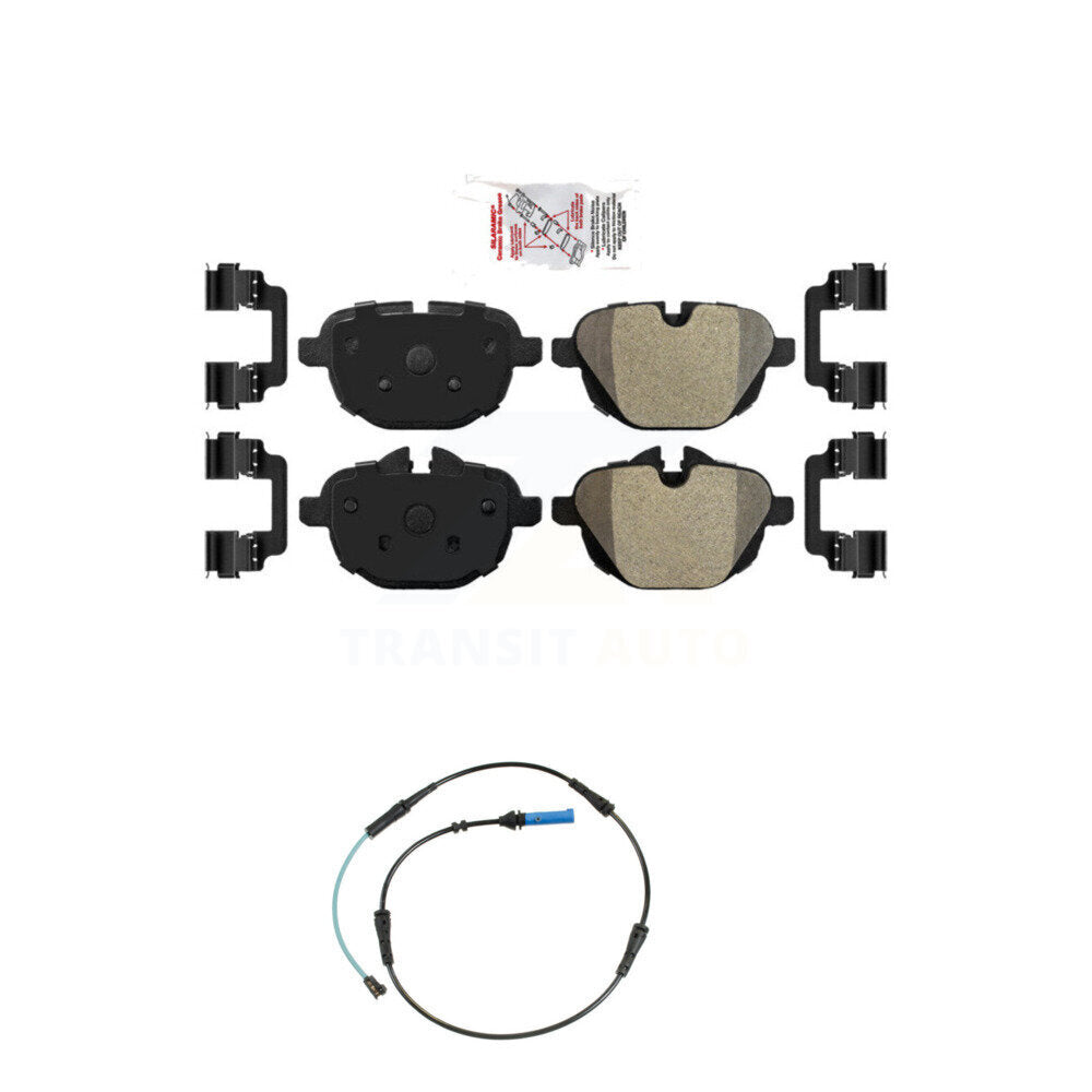 Rear Ceramic Disc Brake Pads And Wear Sensors Kit For BMW 530i xDrive 530e 540d KNW-100962