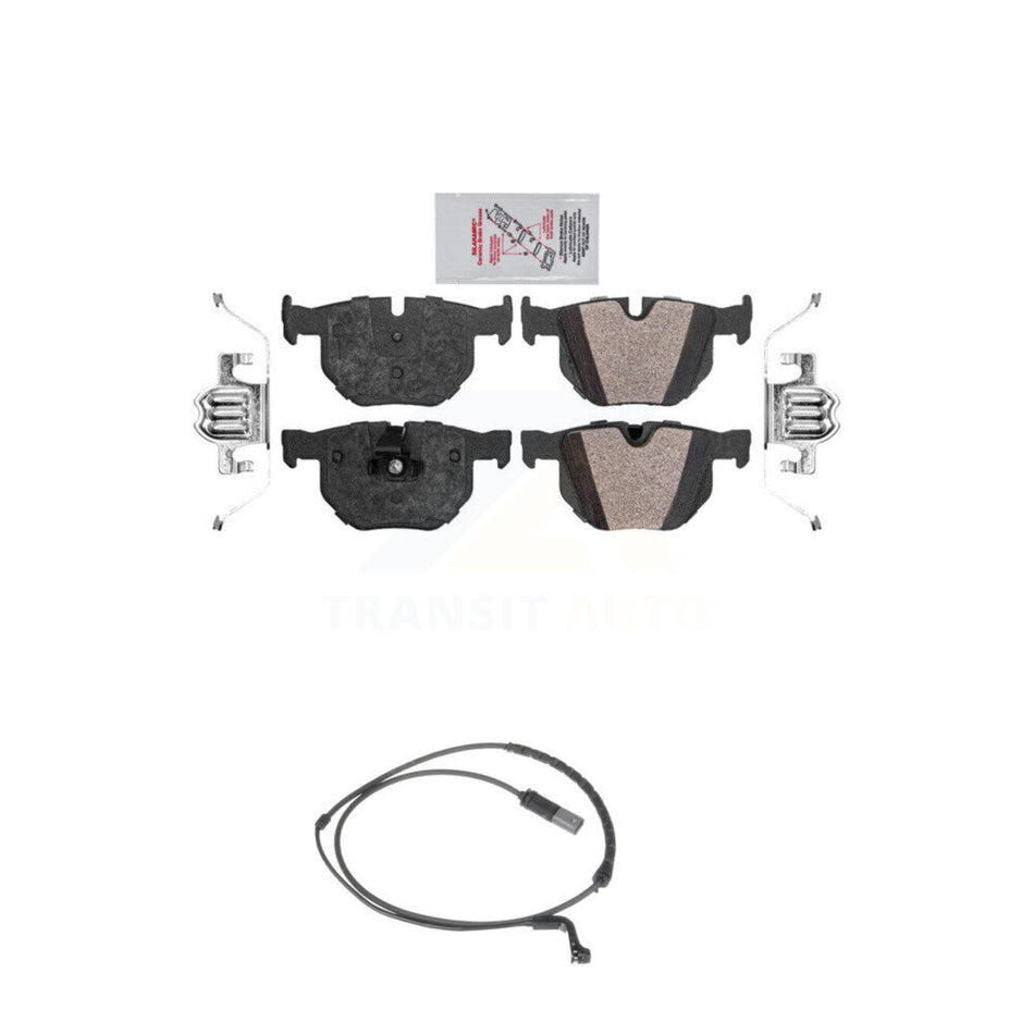 Rear Ceramic Disc Brake Pads And Wear Sensors Kit For BMW X5 X6 KNW-100965