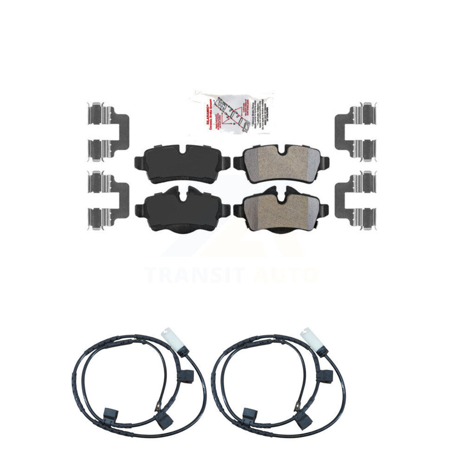 Rear Ceramic Disc Brake Pads And Wear Sensors Kit For Mini Cooper 1.6L KNW-100982