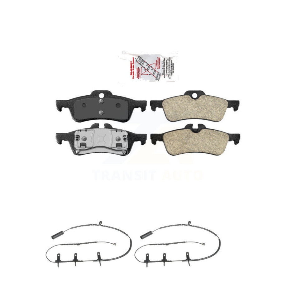 Rear Ceramic Disc Brake Pads And Wear Sensors Kit For Mini Cooper KNW-100986