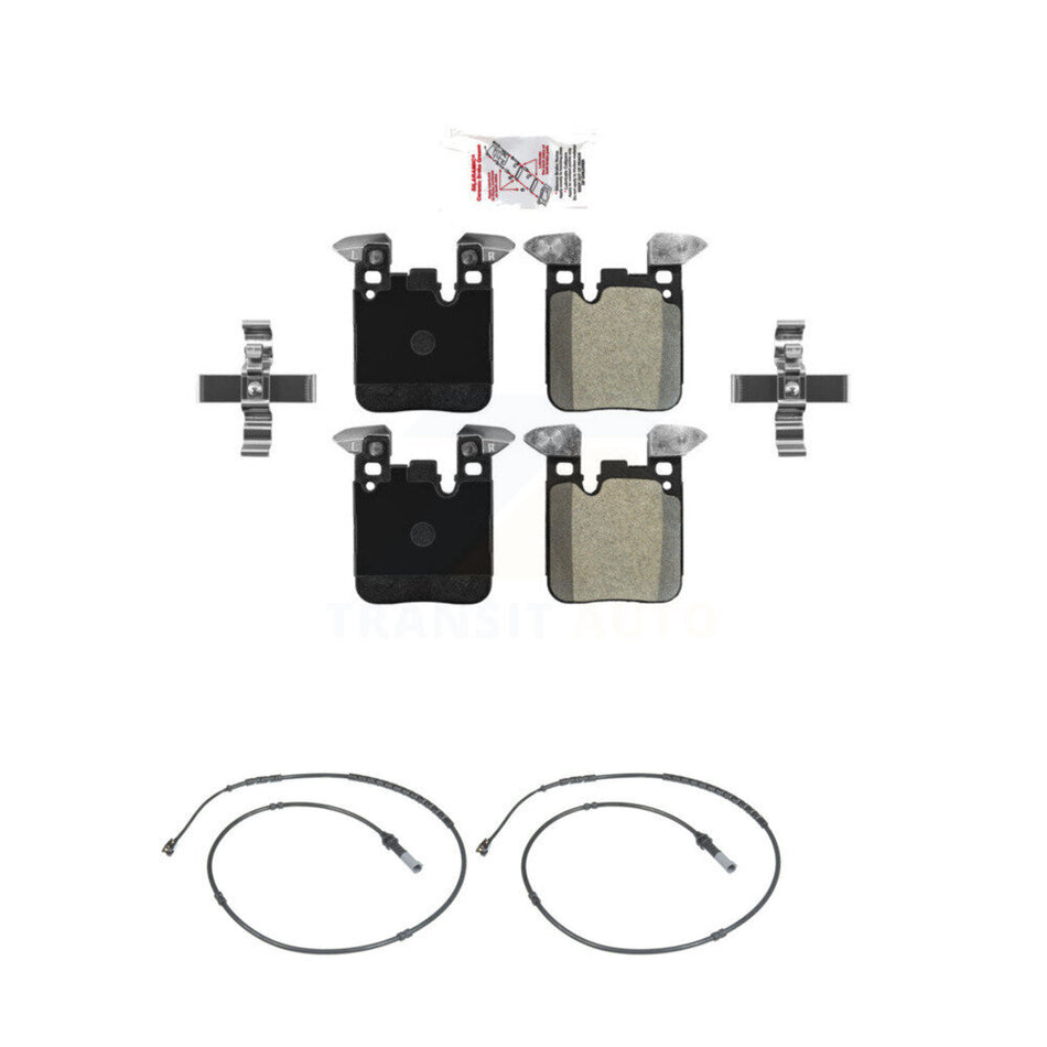 Rear Ceramic Brake Pads Wear Sensor Kit For BMW 328i xDrive 330i 320i 335i 428i 340i 230i KNW-101028