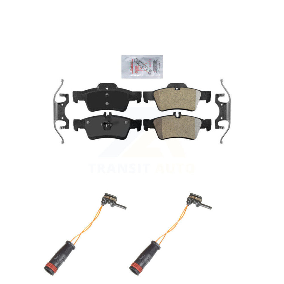Rear Ceramic Brake Pad & Wear Sensor Kit For Mercedes-Benz E350 E550 S550 E400 SL500 E250 KNW-101067