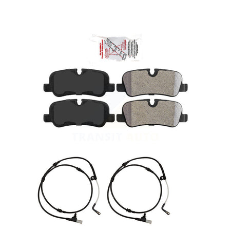 Rear Ceramic Disc Brake Pads And Wear Sensors Kit For Land Rover Range Sport LR4 LR3 KNW-101107