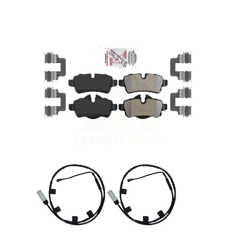 Rear Ceramic Disc Brake Pads And Wear Sensors Kit For Mini Cooper KNW-101241