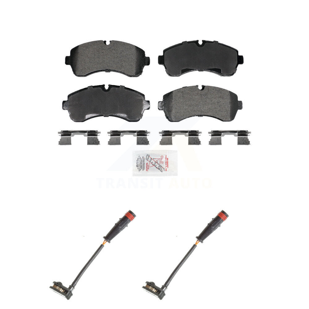 Front Ceramic Brake Pads Wear Sensor Kit For Mercedes-Benz Sprinter 2500 3500 4500 3500XD KNW-101346