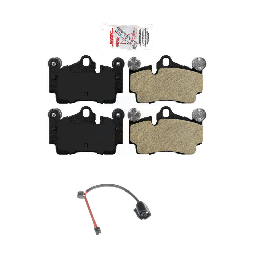 Rear Ceramic Brake Pad And Wear Sensor Kit For Audi Q7 Porsche Cayenne Volkswagen Touareg KNW-101369