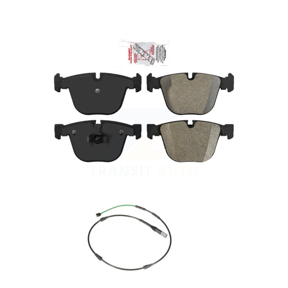 Rear Ceramic Disc Brake Pads And Wear Sensors Kit For 2015-2016 BMW X5 M with 4.4L KNW-101478