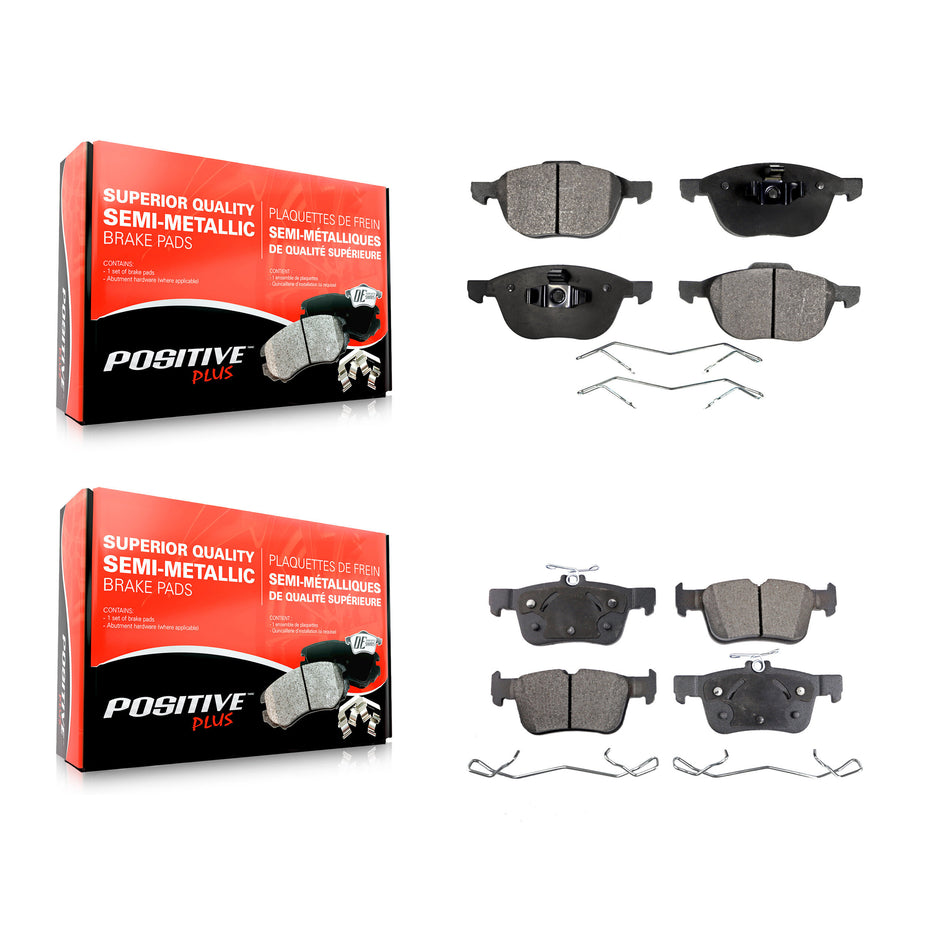 Front Rear Semi-Metallic Brake Pads Kit For Ford Escape KPF-100023