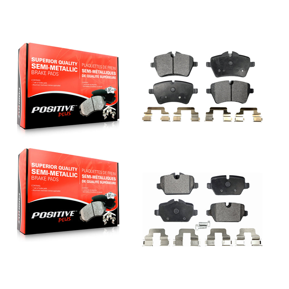 Front Rear Semi-Metallic Brake Pads Kit For Mini Cooper Countryman Paceman KPF-100085