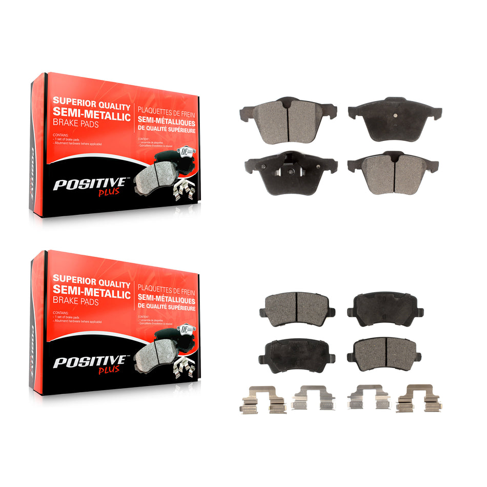 Front Rear Semi-Metallic Brake Pads Kit For Volvo S60 XC70 S80 V60 Cross Country V70 KPF-100109