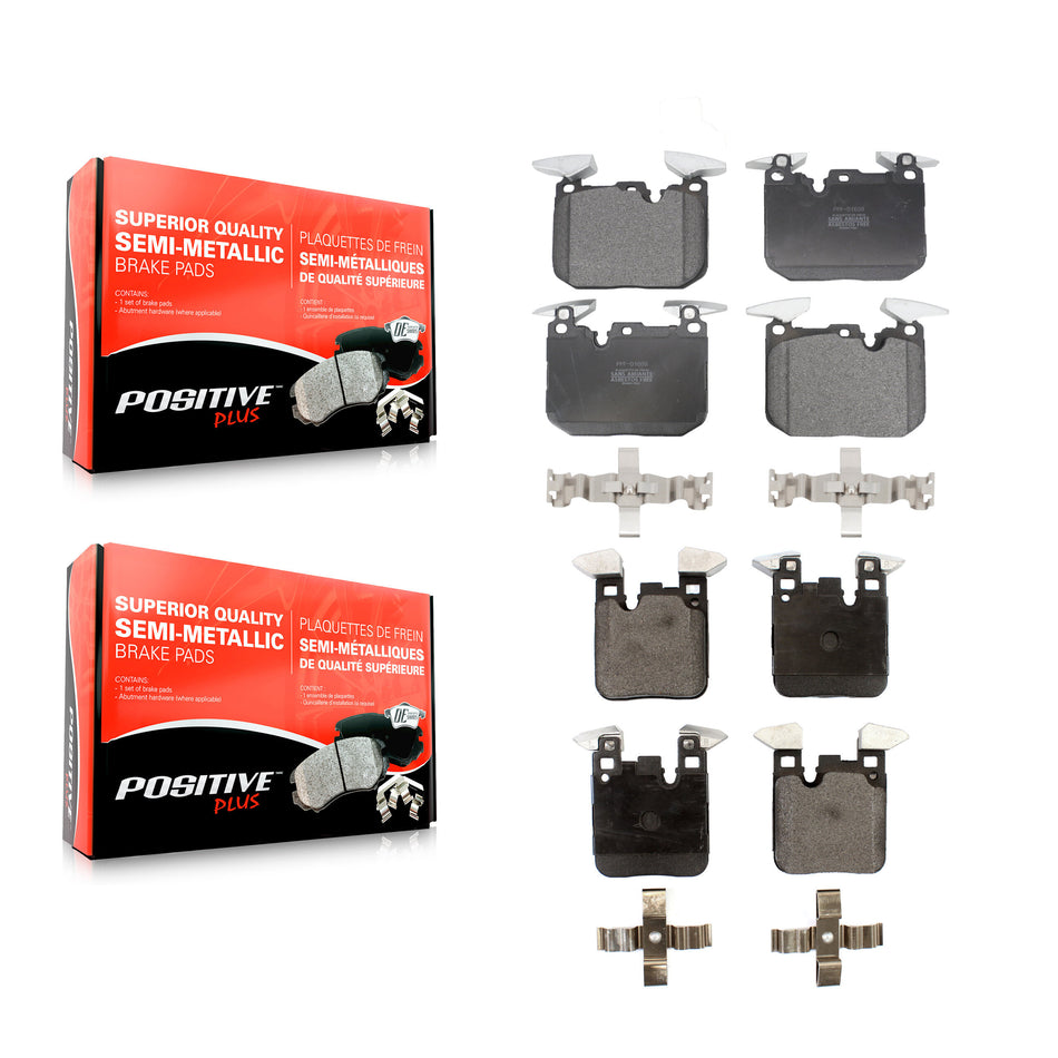 Front Rear Semi-Metallic Brake Pads Kit For BMW 328i 428i 330i xDrive 335i M4 430i Gran Coupe M3 435i 340i 230i 228i 440i M2 M240i GT ActiveHybrid 3 KPF-100236