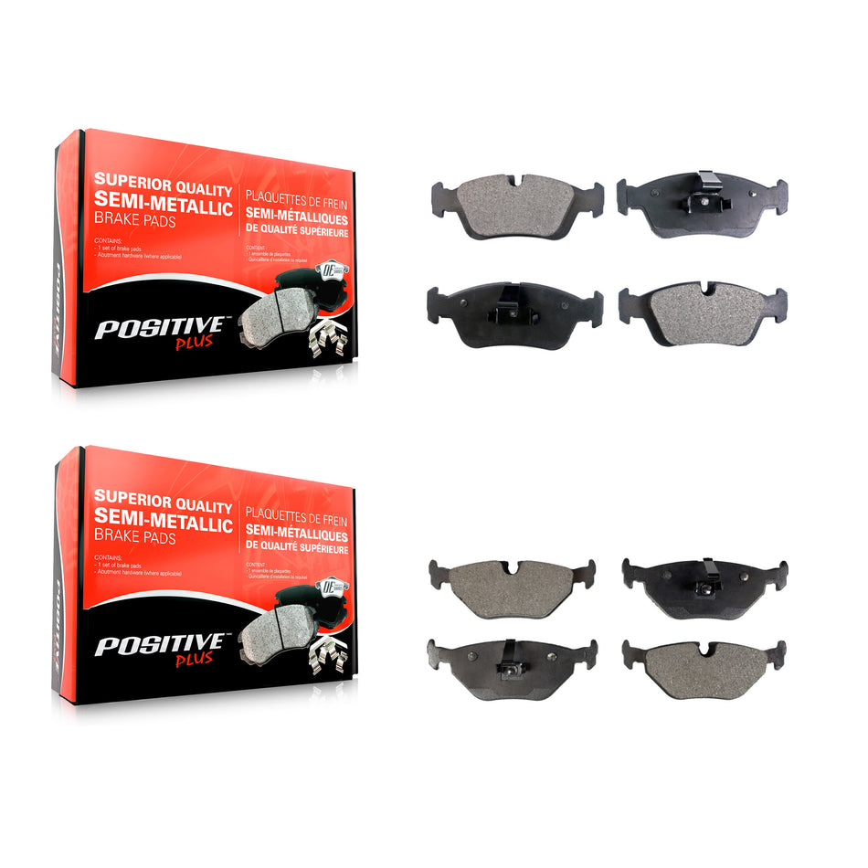 Front Rear Semi-Metallic Brake Pads Kit For BMW 325i 325Ci Z4 323i 325xi 328i 323Ci 318ti 318i 328Ci 323is 328is 318is 320i KPF-100348