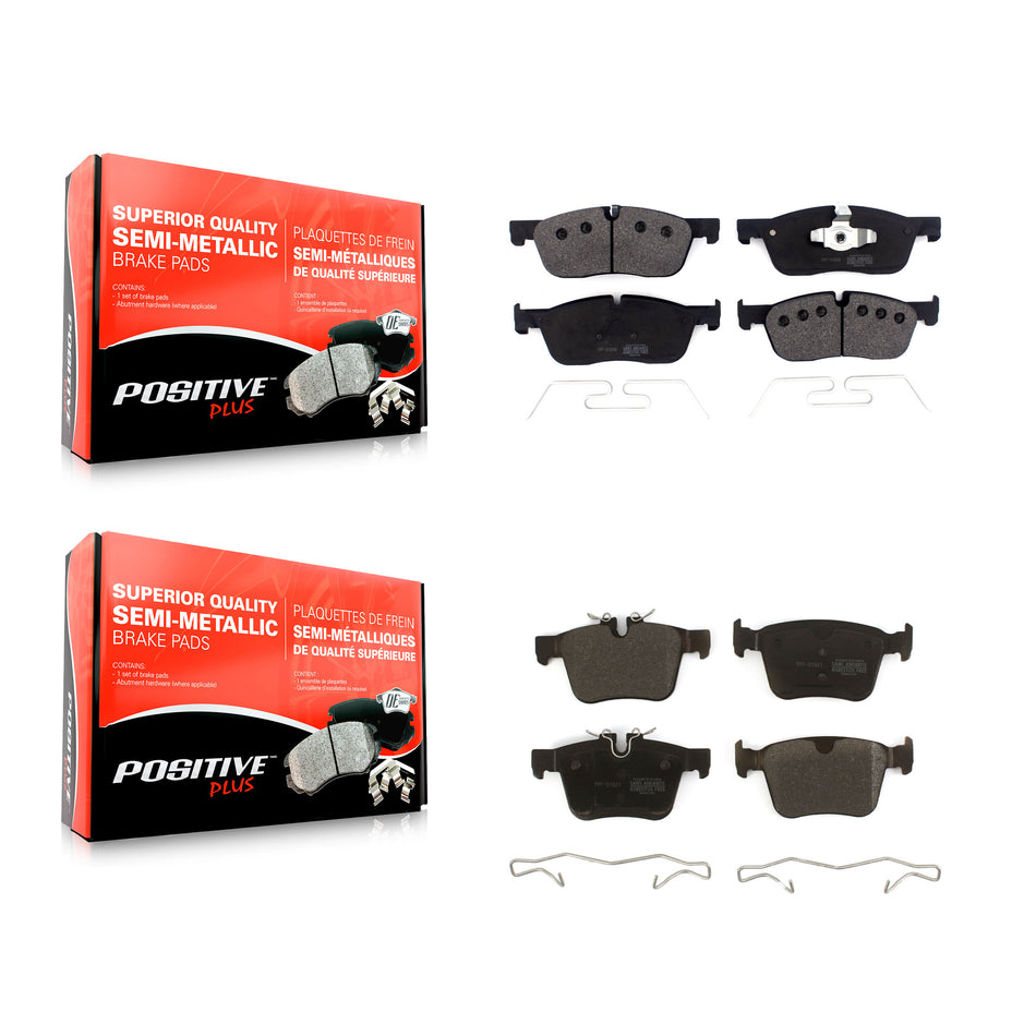 Front Rear Semi-Metallic Brake Pads Kit For Land Rover Jaguar F-Pace Discovery Sport Range Evoque Velar XE XF E-Pace KPF-100505