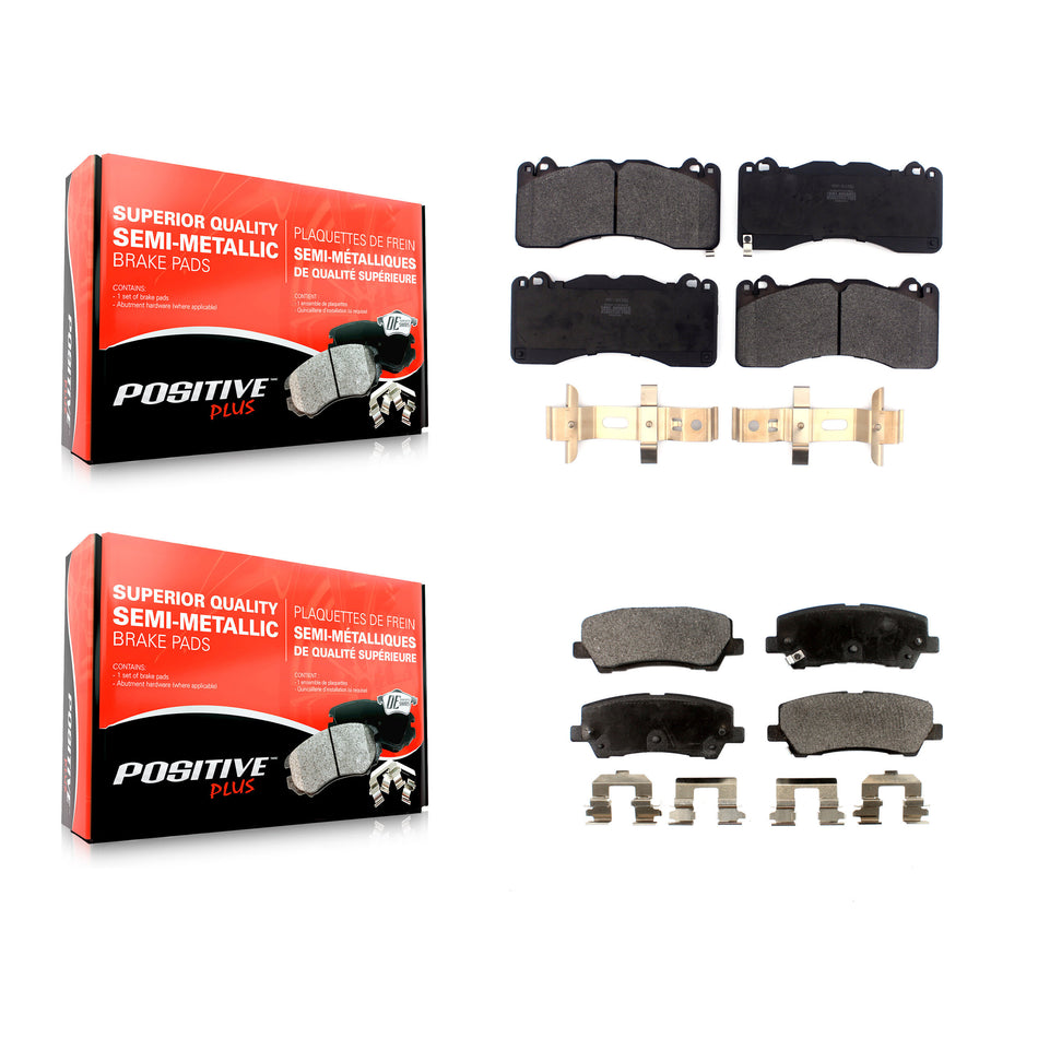 Front Rear Semi-Metallic Brake Pads Kit For Ford Mustang KPF-100531