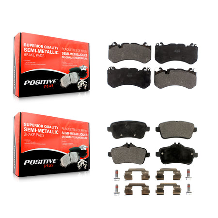 Front Rear Semi-Metallic Brake Pads Kit For Mercedes-Benz GLE43 AMG ML63 GL63 GLE63 S KPF-100663