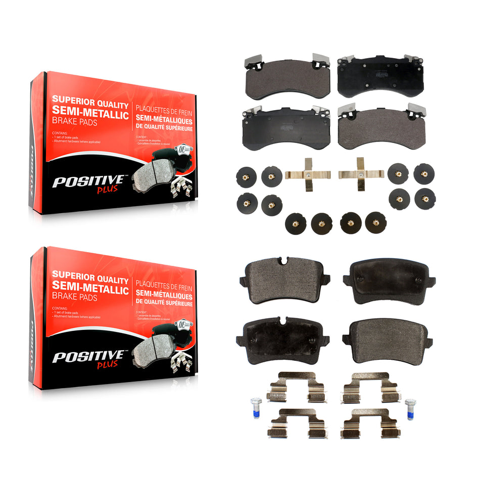 Front Rear Semi-Metallic Brake Pads Kit For Audi S6 S7 S8 A8 Quattro KPF-100693