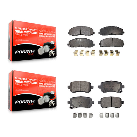 Front Rear Semi-Metallic Brake Pads Kit For Volkswagen Routan KPF-100817