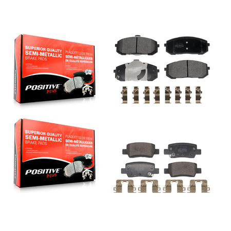 Front Rear Semi-Metallic Brake Pads Kit For Hyundai Elantra With Electric Parking KPF-100825