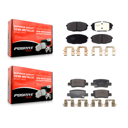 Front Rear Semi-Metallic Brake Pads Kit For Kia Seltos With Electric Parking KPF-100829