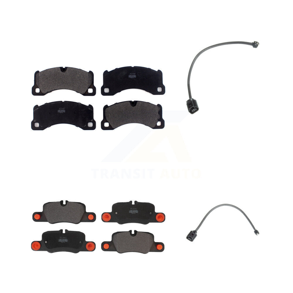 Front Rear Semi-Metallic Disc Brake Pad Wear Sensor Kit For Porsche Panamera with Harness KPW-100035
