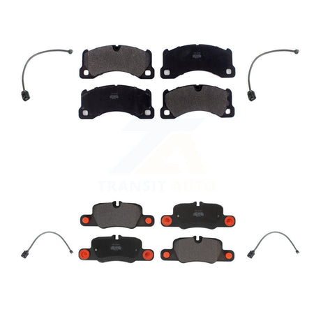 Front Rear Semi-Metallic Disc Brake Pad Wear Sensor Kit For Porsche Panamera with Harness KPW-100316