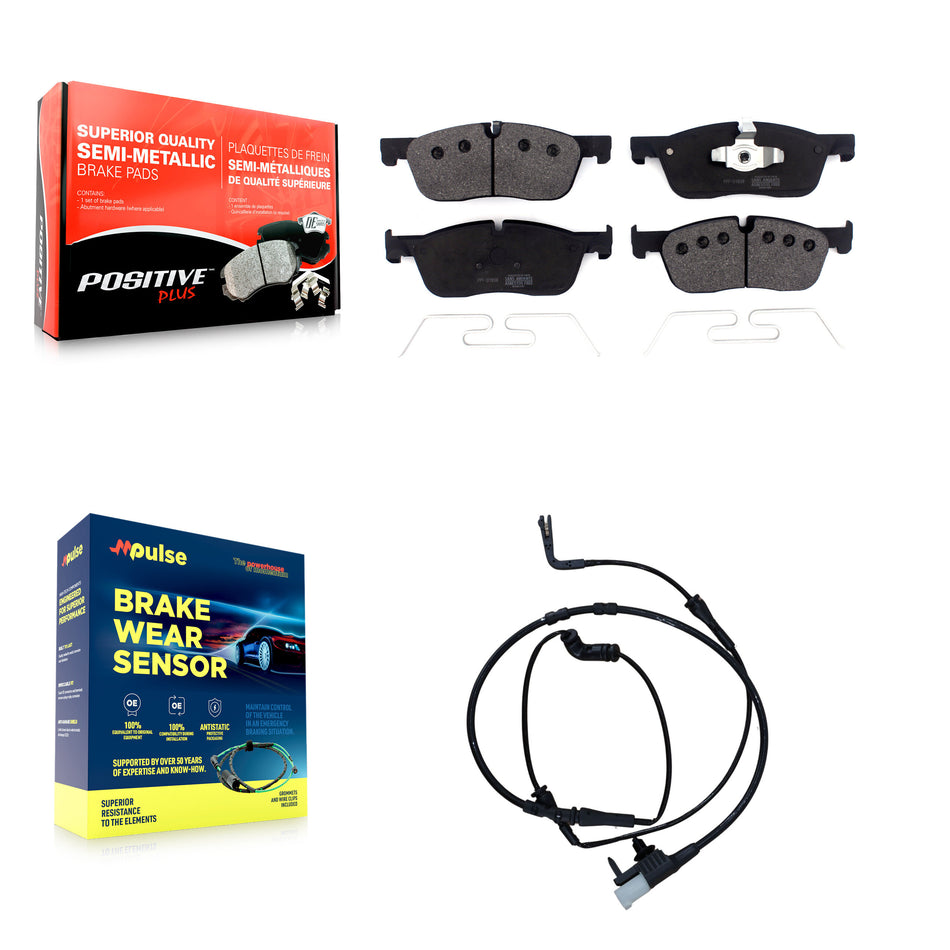 Front Semi-Metallic Brake Pad Wear Sensor Kit For Land Rover Discovery Sport Range Evoque KPW-100746