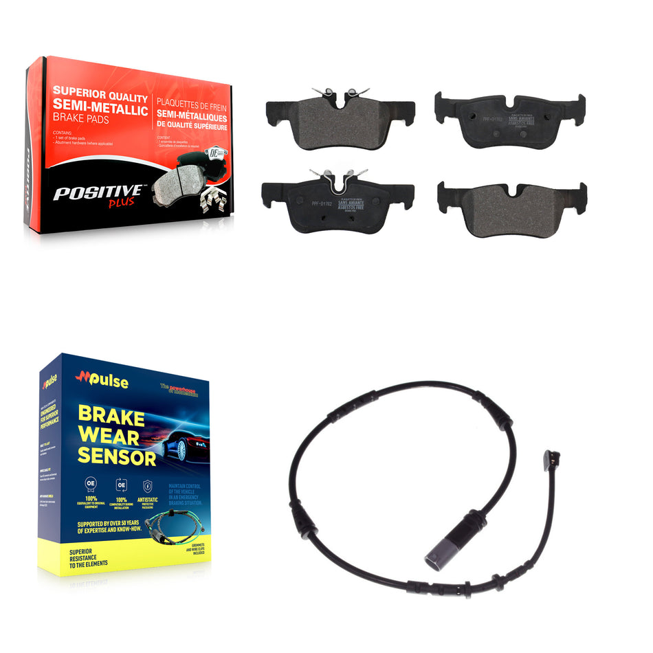 Rear Semi-Metallic Brake Pad Wear Sensor Kit For BMW X1 Mini Cooper Countryman X2 Clubman KPW-101070