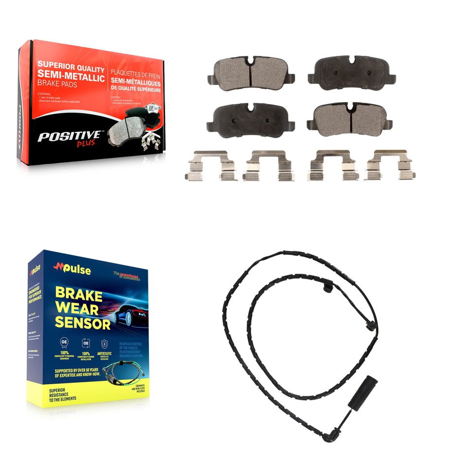 Rear Semi-Metallic Brake Pad Wear Sensor Kit For Land Rover Range with B6 Level Armouring KPW-101073
