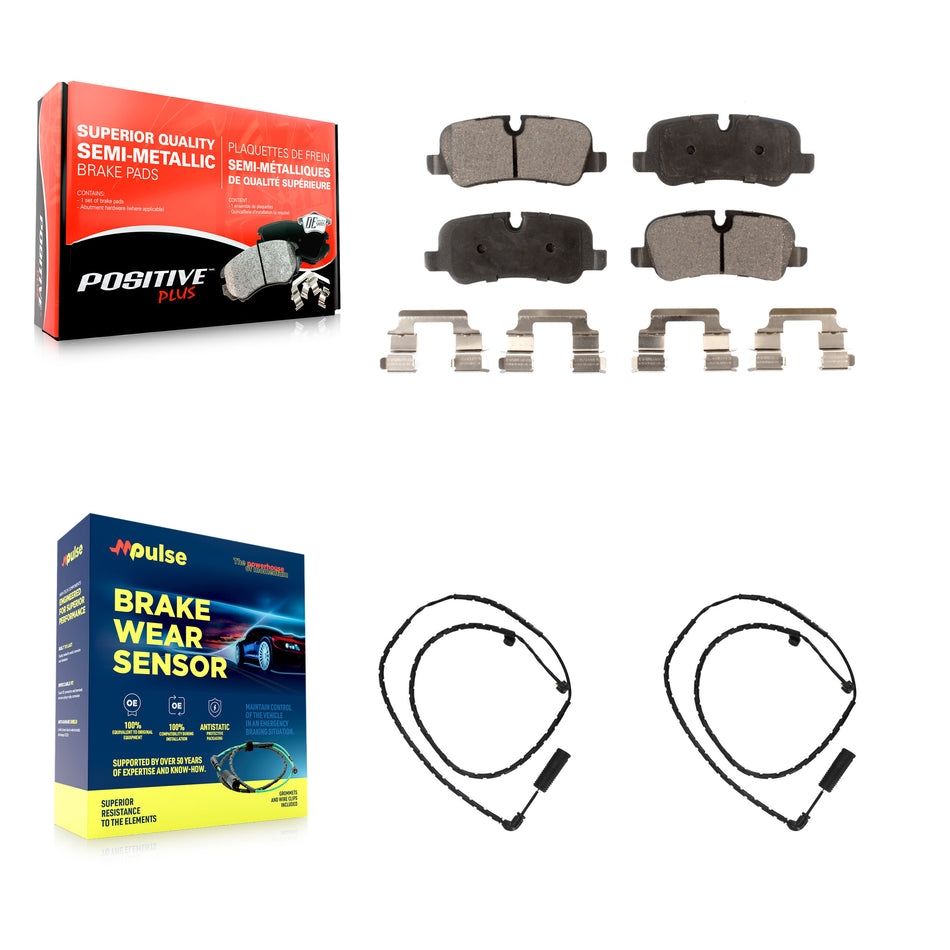 Rear Semi-Metallic Brake Pad Wear Sensor Kit For Land Rover Range with B6 Level Armouring KPW-101209