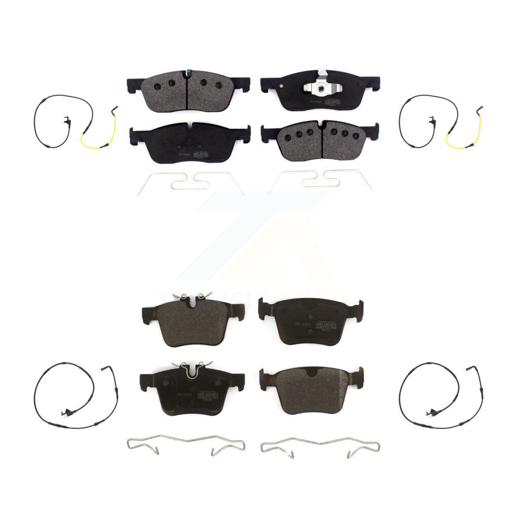 Front Rear Semi-Metallic Brake Pad And Wear Sensor Kit For Jaguar F-Pace Land Rover Range KPW-101255