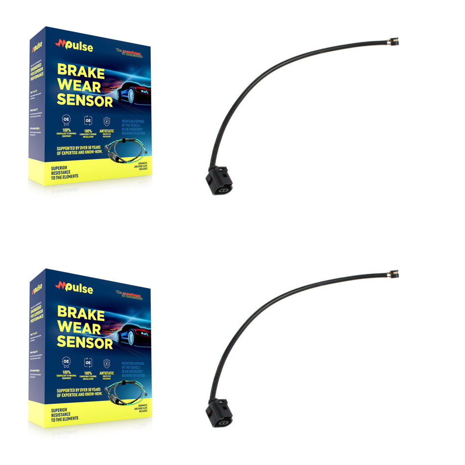 Front Brake Pads Wear Sensor (2 Pack) For Audi Q7 with Ceramic Composite KSE-100058