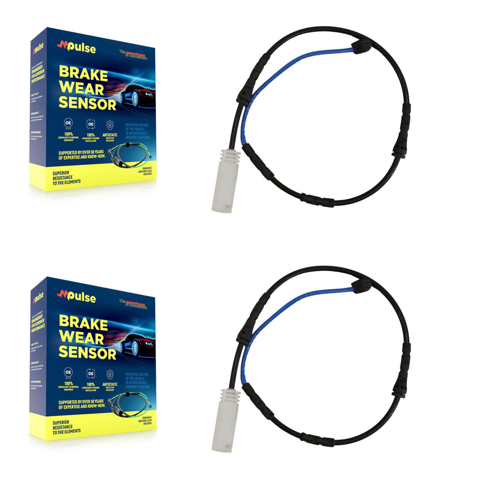 Front Brake Pads Wear Sensor (2 Pack) For BMW 135i 135is 3.0L KSE-100072