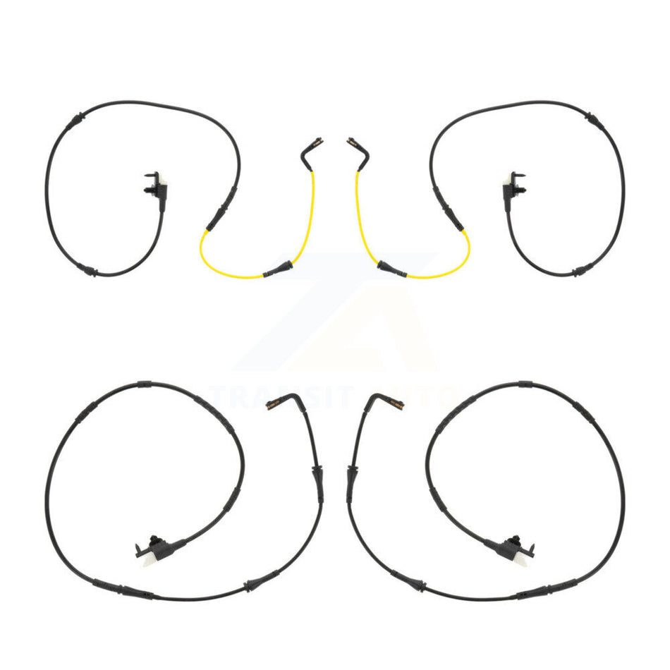 Front Rear Brake Pads Wear Sensor (4 Pack) For Jaguar F-Pace Land Rover Range Velar KSE-100119